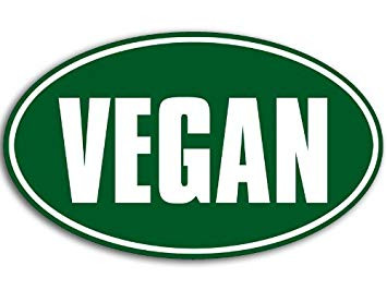 VEGAN OVAL STICKER 4