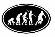 Evolution Sport Stickers BASKETBALL - OVAL B