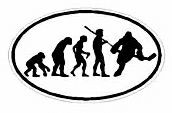 Evolution Sport Stickers HOCKEY 2 - OVAL W