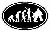 Evolution Sport Stickers HOCKEY GOALIE - OVAL B