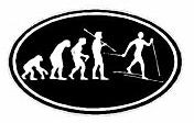 Evolution Sport Stickers SKI CROSS COUNTRY - OVAL B