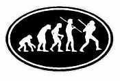 Evolution Sport Stickers SOFTBALL - OVAL B