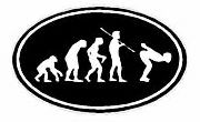 Evolution Sport Stickers SWIMMER - OVAL B