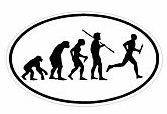 Evolution Sport Stickers TRACK - OVAL W