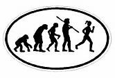 Evolution Sport Stickers TRACK WOMANS - OVAL W
