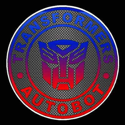 1 BADGE DECAL Carbon Fiber Autobot