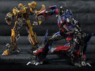 Autobot Opt and Bee Rectangular Digital Decal