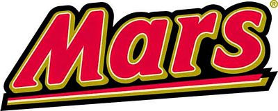 Mars Candy logo sticker