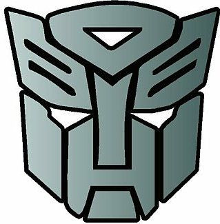 Transformer CHROME Die Cut AUTOBOT
