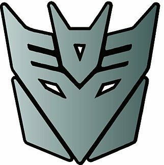 Transformer CHROME Die Cut DECPTICON