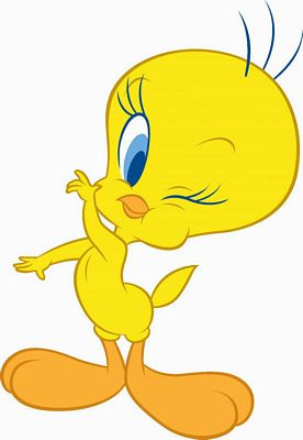 Tweety Bird Wink Decal Stivcker