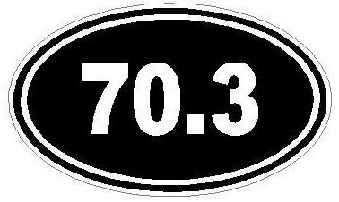 Oval Running Decals 70.3 Sticker B