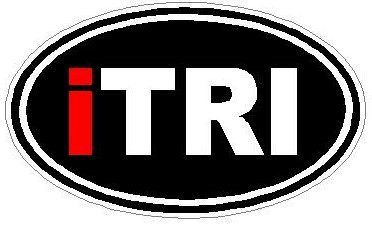 Oval Running Decals iTRI Sticker I