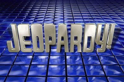 Jeopardy Logo GAME STICKER