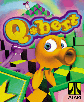 Qbert Game Cover Decal