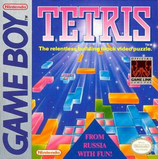 Tetris Game Boy Game Cover Decal