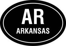 AR Oval Decal