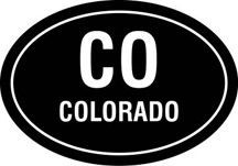 CO Oval Decal