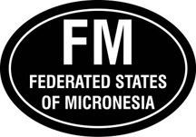 FM Oval Decal