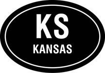 KS Oval Decal