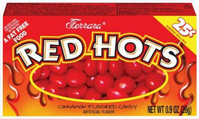 red hot candy NEW LOGO box sticker