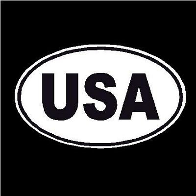 USA Oval Decal
