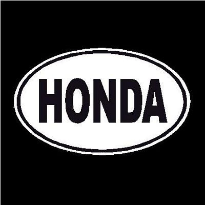 Honda Oval Decal