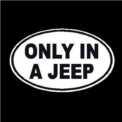 JEEP Oval Decal 2