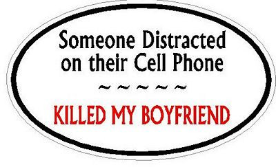 DISTRACTED DRIVER OVAL - Boyfriend - S