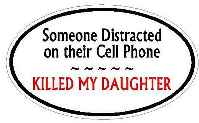 DISTRACTED DRIVER OVAL - Daughter - C