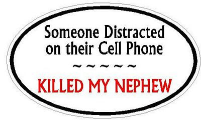 DISTRACTED DRIVER OVAL - Nephew - P