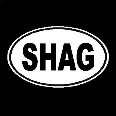 Shag Oval Decal