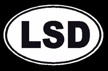 LSD Oval Decal