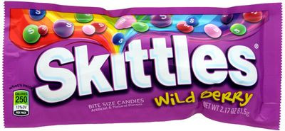 Skittles Wild Berry Wrapper sticker