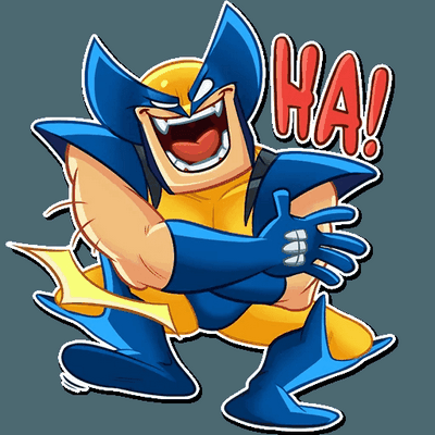 x-men wolverine sticker 28