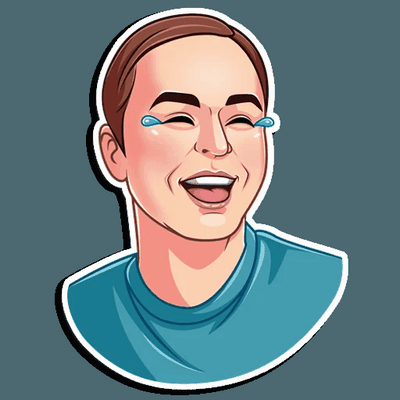 big bang sheldon cooper tv show sticker 1