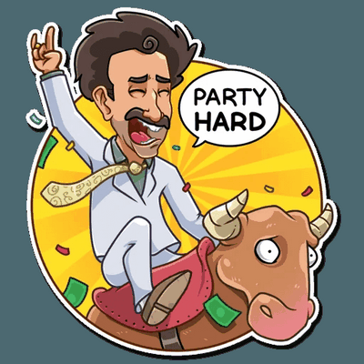 borat very nice funny cat sticker 23
