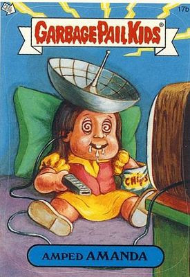 Amped AMANDA Funny Sticker Name Decal