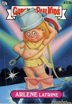 ARLENE Latrine Funny Sticker Name Decal