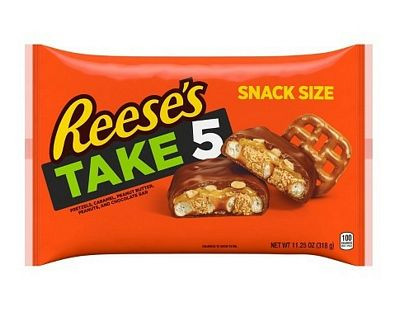 Reeses Take 5 snack size CANDY STICKER