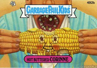 Hot Buttered CORINNE Funny Sticker Name Decal