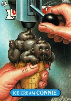 Ice Cream CONNIE Funny Sticker Name Decal