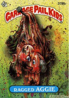 Ragged AGGIE Funny Decal Name Sticker