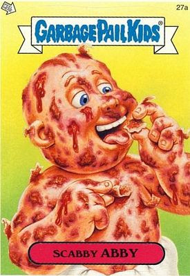 Scabby ABBY Funny Decal Name Sticker