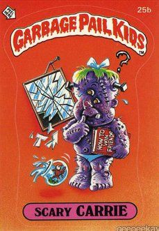 Scary CARRIE Funny Decal Name Sticker