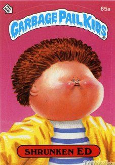 Shrunken ED Funny Decal Name Sticker