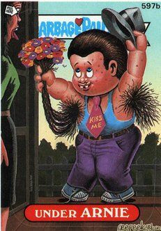 Under ARNIE Funny Decal Name Sticker