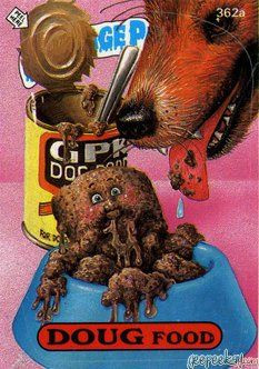 DOUG Food Funny Sticker Name Decal