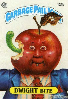 DWIGHT Bite Funny Sticker Name Decal