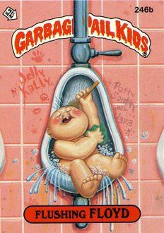 Flushing FLOYD Funny Sticker Name Decal